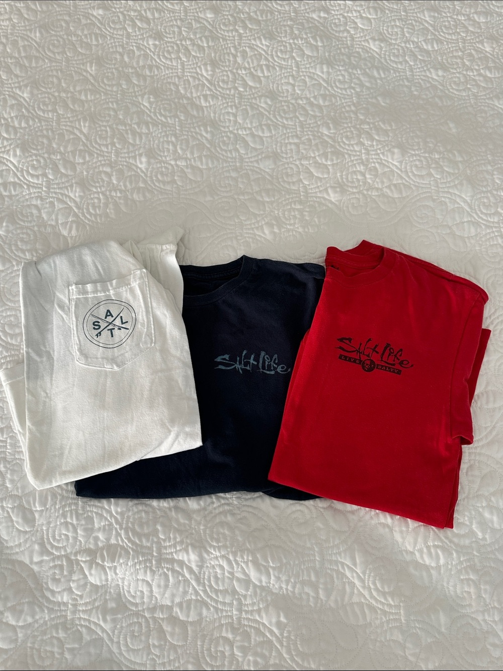 Salt Life Logo Tees - Bundle includes 3 shirts